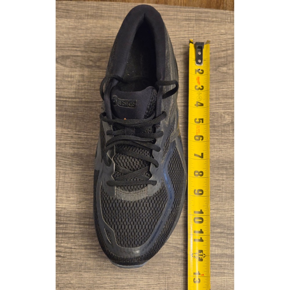 Asics Gel-Cumulus 19 Running Shoes Mens Size 13 Triple Black - Picture 10 of 12